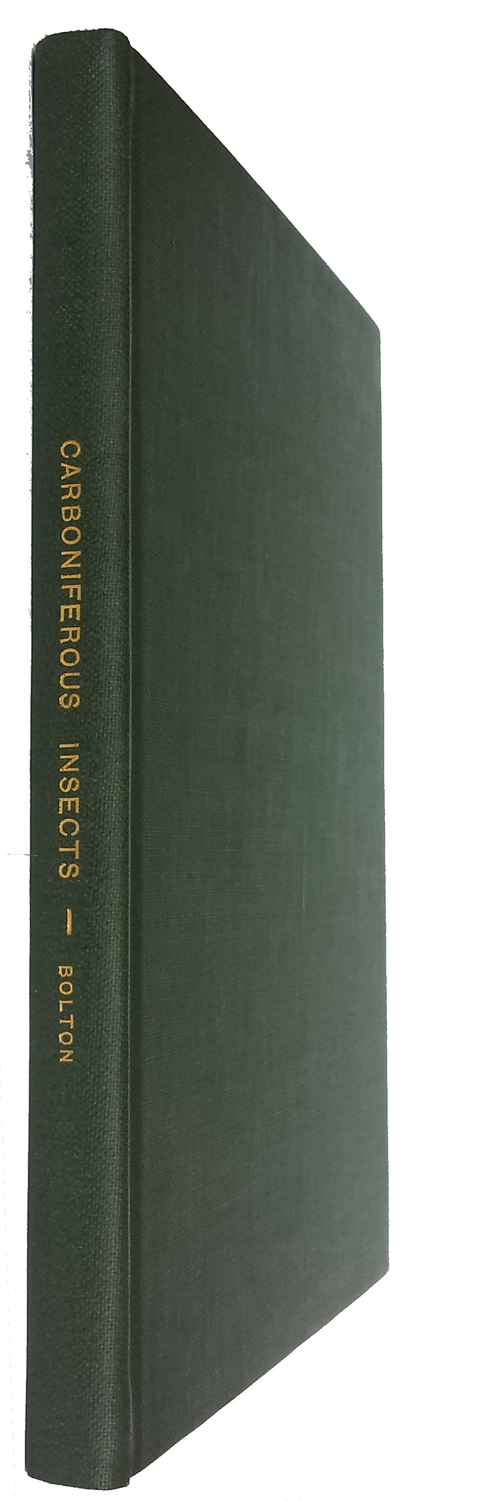 Bolton, H. - A Monograph of the Fossil Insects of the British Coal Measures