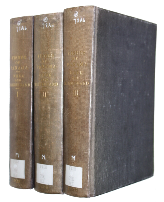 Meek, S.E.; Hildebrand, S.F. - The Marine Fishes of Panama. Pt I-III
