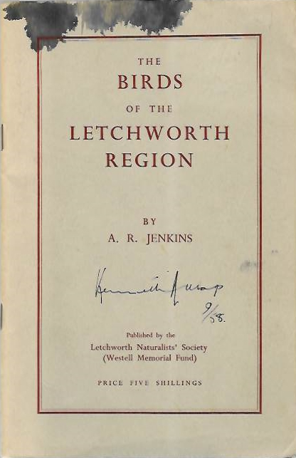 Jenkins, A.R. - Birds of the Letchworth Region