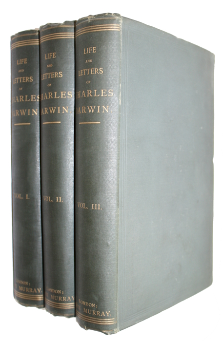 Darwin, Charles; Darwin, Francis - The Life and Letters of Charles Darwin, Including an Autobiographical Chapter. Vol. I-III