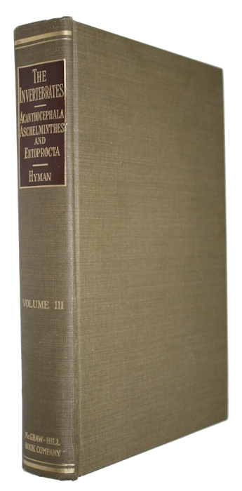 Hyman, L.H. - The Invertebrates. Vol. III: Acanthocephala, Aschelminthes and Entoprocta. The Pseudocoelomate Bilateria