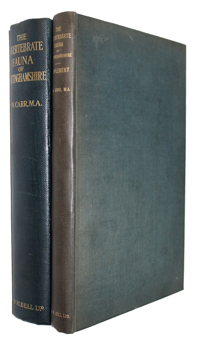 Carr, J.W. - The Invertebrate Fauna of Nottinghamshire [with] Supplement