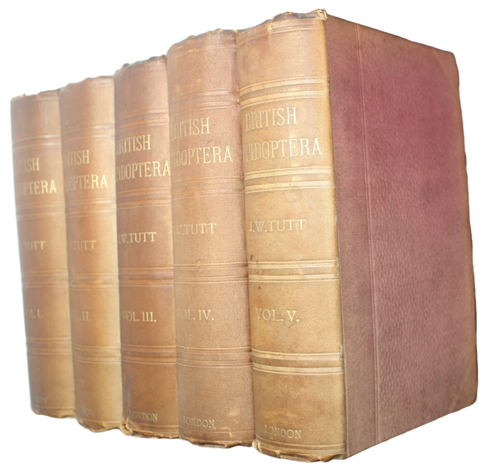 Tutt, J.W. - A Natural History of the British Lepidoptera. Vol. I-V