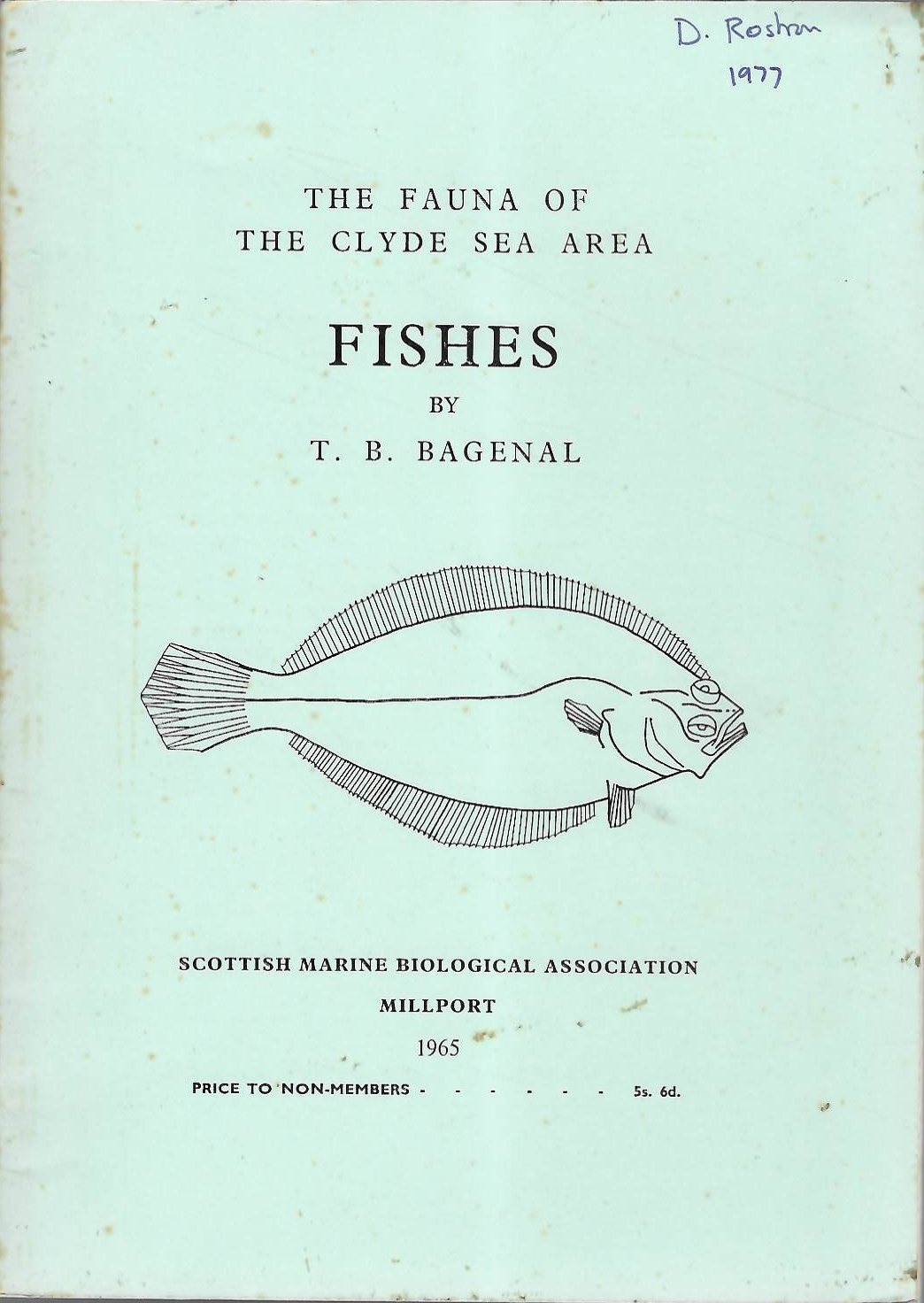 Bagenal, T.B. - Fauna of the Clyde Sea Area. Fishes