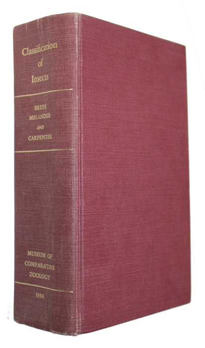 Brues, C.T.; Melander, A.L.; Carpenter, F.M. - Classification of Insects: A Key to the Known Families of Insects and Other Terrestrial Arthropods