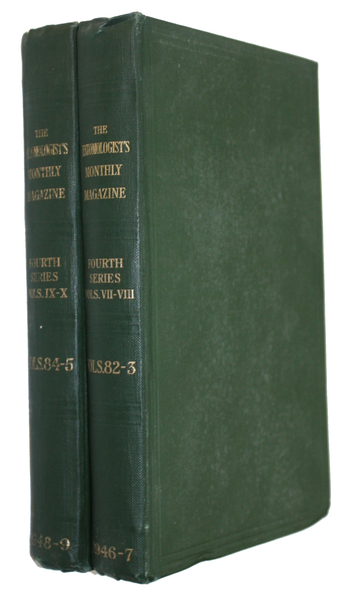 Benson, R.B. et al - Entomologist's Monthly Magazine Vol. LXXXII-LXXXV (Fourth Series VII-X)