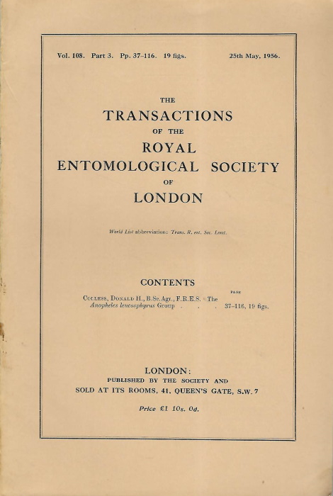 Colless, D.H. - The Anopheles leucosphyrus group