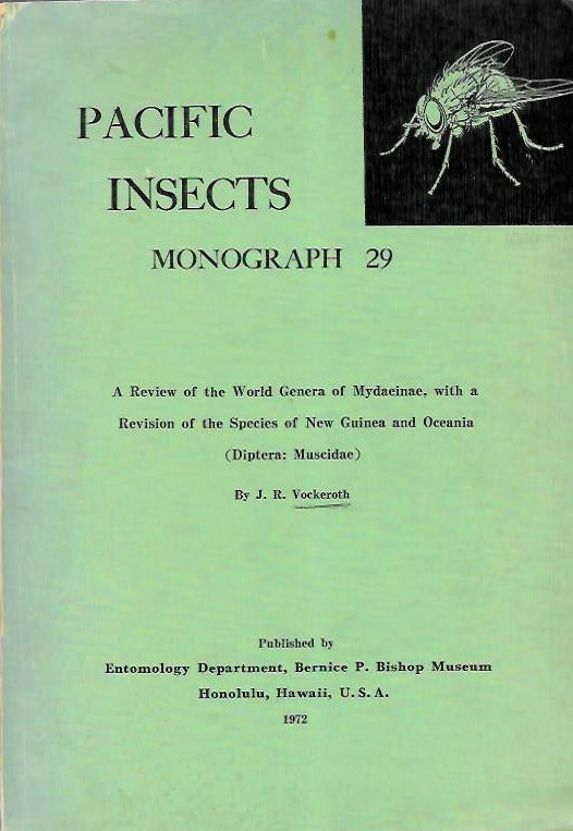Vockeroth, J.R. - A Review of the World Genera of Mydaeinae, with a Revision of the Species of New Guinea and Oceania (Diptera: Muscidae)