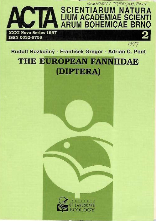 Rozkosny, R.; Gregor, F.; Pont, A.C. - The European Fanniidae (Diptera)