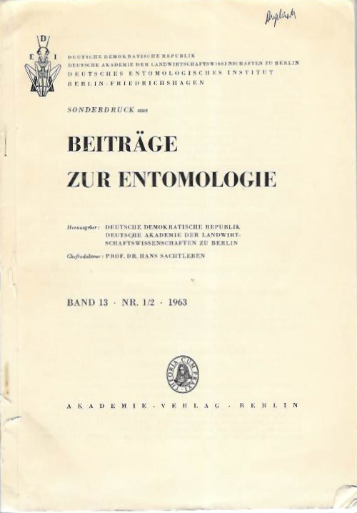 Fischer, M. - Die Opiinae der thiopischen Region (Hymenoptera: Braconidae)
