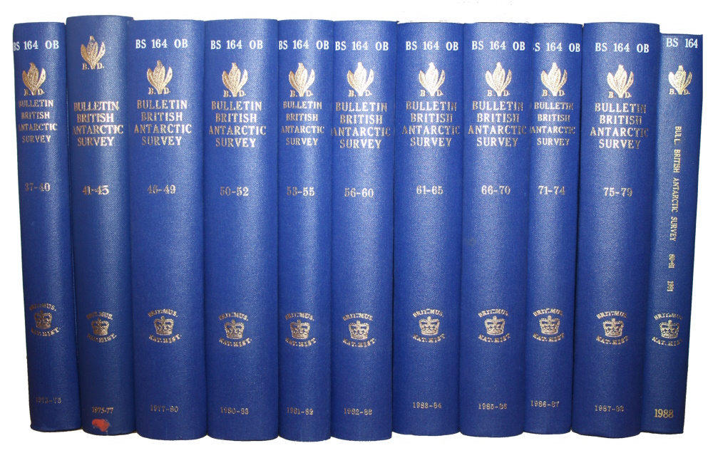  - British Antarctic Survey Bulletin. Nos 37-81