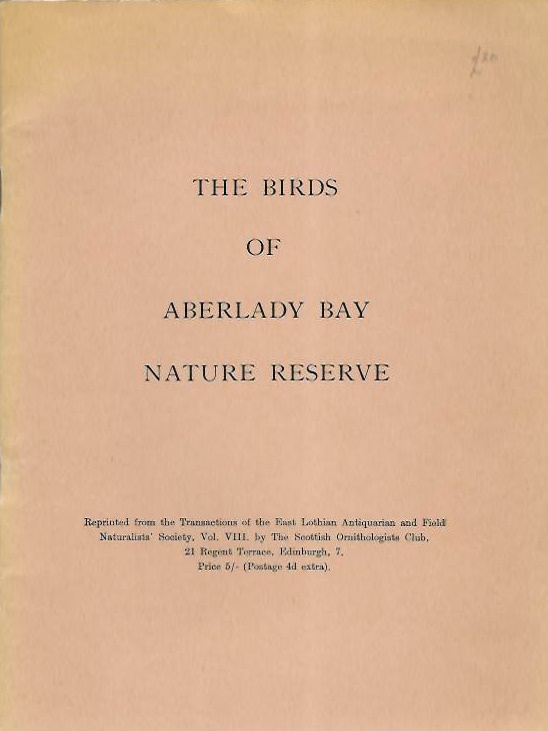 Hamilton, F.D.; MacGregor, K.S. - The Birds of Aberlady Bay Nature Reserve