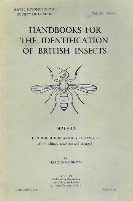 Oldroyd, H. - Diptera: Introduction and Key to Families (Handbooks for the Identification of British Insects 9/1)