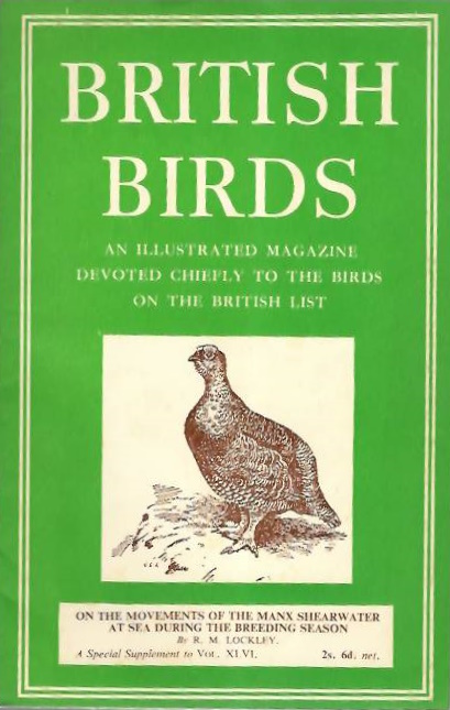 Lockley, R.M. - On the movements of the Manx shearwater at sea during the breeding season