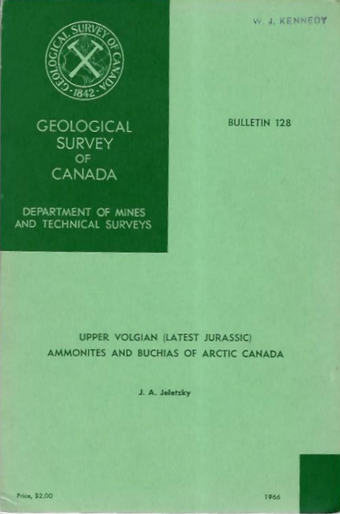 Jeletzky, J.A. - Upper Volgian (Latest Jurassic) Ammonites and Buchias of Arctic Canada