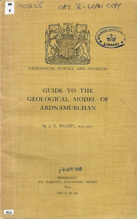 Richey, J.E. - Guide to the Geological Model of Ardnamurchan