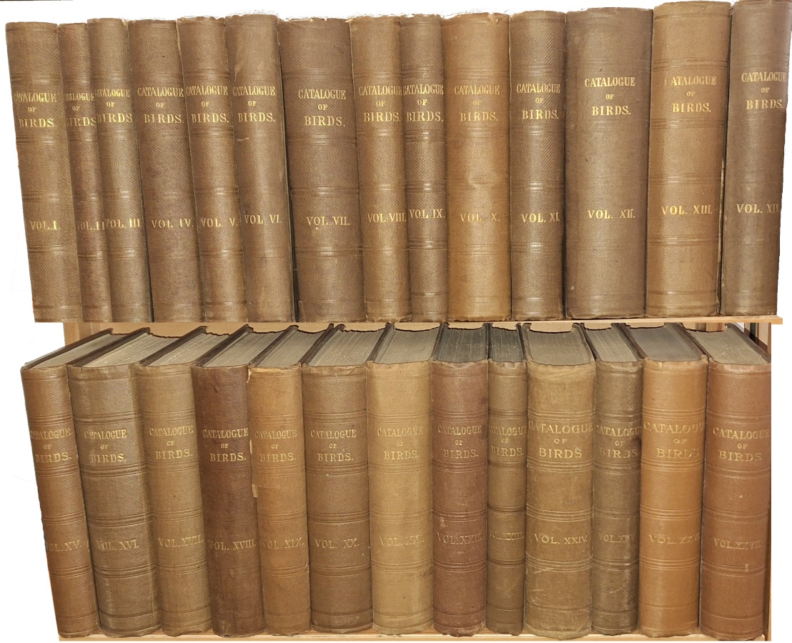 Sharpe, R. Bowdler - Catalogue of the Birds in the British Museum. Vol. I-XXVII
