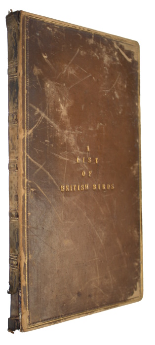 Sealy, Alfred Forbes - A Classified List of the Names & Latin Synonyms of British Birds; Including the names of all species observed up to the present time in the British Isles
