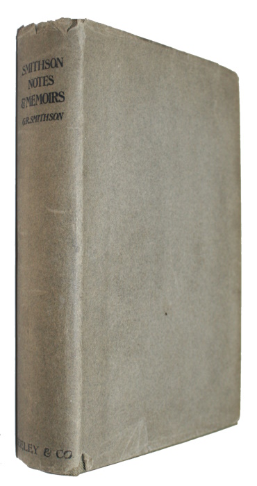 Smithson, George R. - Genealogical notes & Memoirs of the Smithson Family