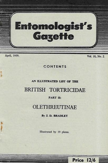  - Entomologist's Gazette. Vol. 10, Part 2 (1959)