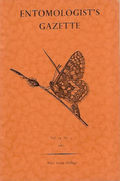  - Entomologist's Gazette. Vol. 14, Part 3 (1963)