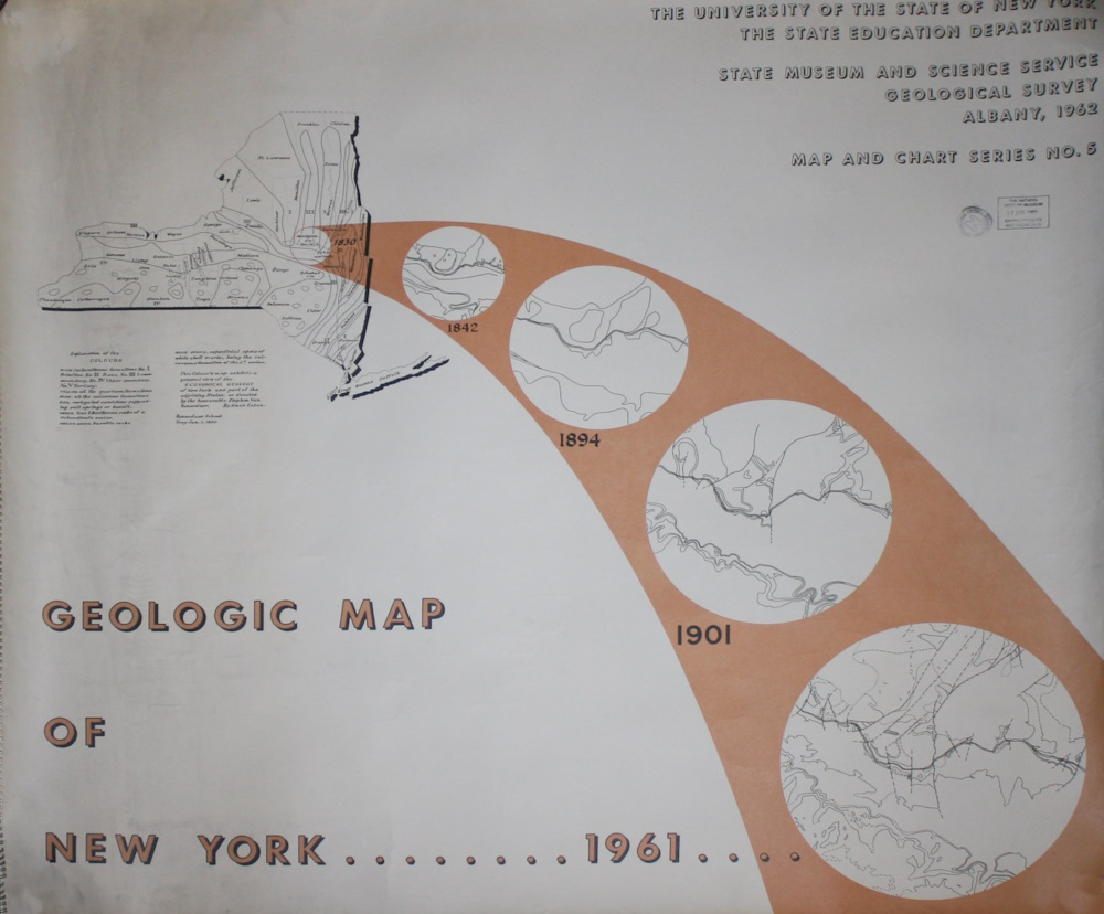 Broughton, J.G.; Fisher, D.W.; Isachsen, Y.W.; Rickard, W.B. - Geologic Map of New York, 1961 / The Geology of New York State (New York State Museum and Science Service Geological Survey. Map and Chart Series: No. 5 (Maps & Text))