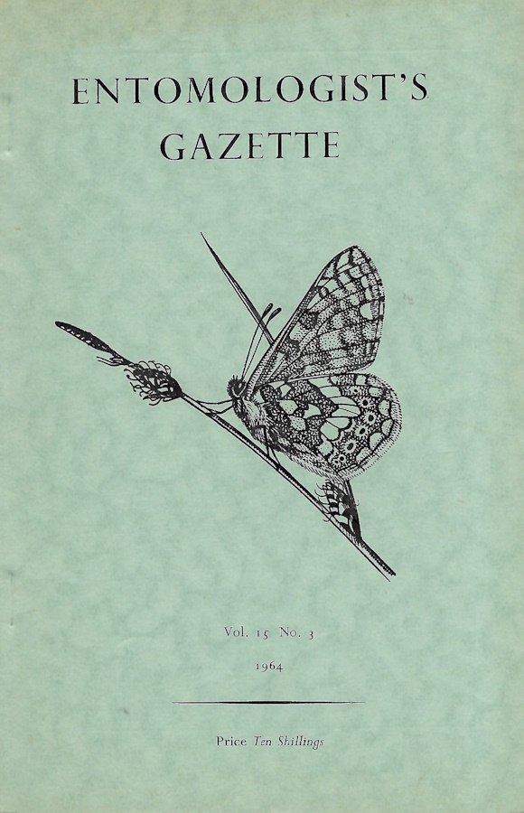 - Entomologist's Gazette. Vol. 15 (1964), Part 3