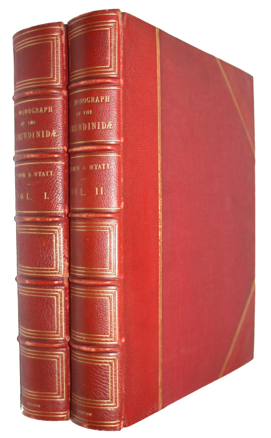Sharpe, R. Bowdler; Wyatt, Claude W. - A Monograph of the Hirundinidae or Family of Swallows. Vol. I-II