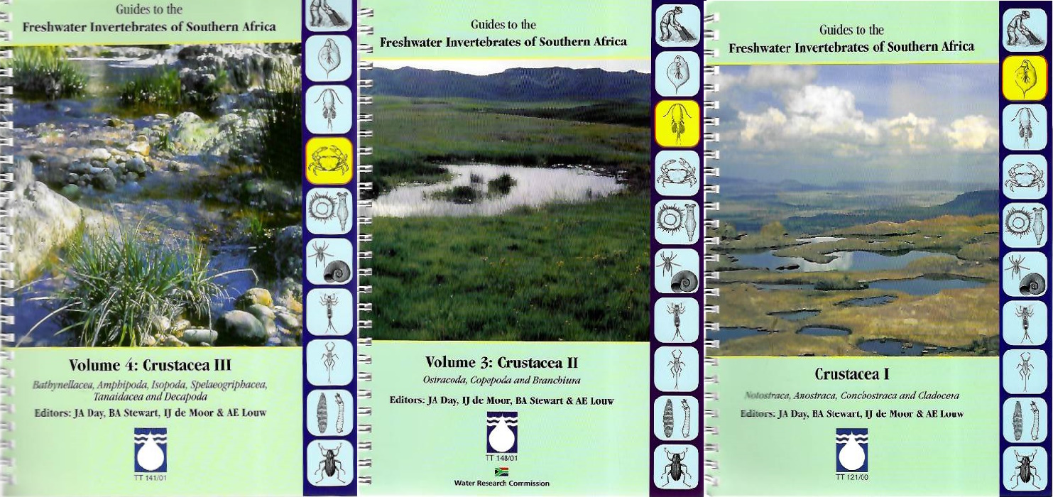 Day, J.A.; Stewart, B.A.; de Moor, I.J.; Louw, A.E. (Eds) - Guides to the Freshwater Invertebrates of Southern Africa. Vol. [2]-4. Crustacea I-III