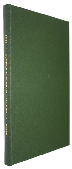 Damas, H. - Recherches Hydrobiologiques dans les Lacs Kivu, dourd et Ndalaga (Explorations du Parc National Albert Mission H. Damas (1935-1936) Fasc. 1).