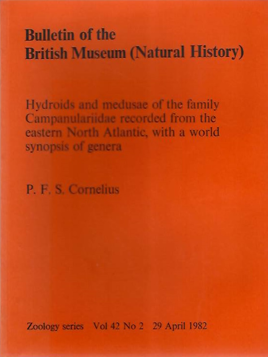 Cornelius, P.F.S. - Hydroids and medusae of the family Campanulariidae recorded from the eastern North Atlantic with a world synopsis of genera