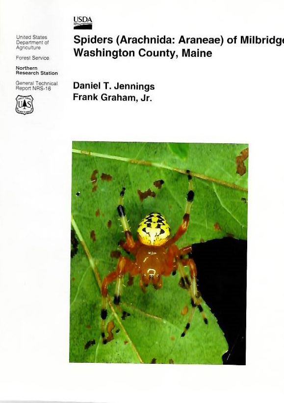 Jennings, D.T.; Graham Jr., F. - Spiders (Arachnida: Araneae) of Milbridge, Washington County, Maine