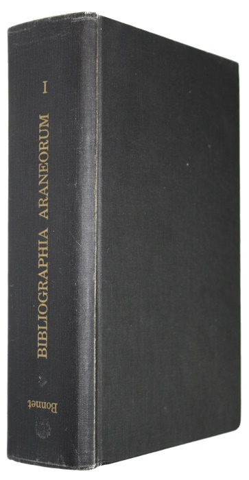 Bonnet, P. - Bibliographia Araneorum Analyse mthodique de toute la Littrature Aranologique jusqu'en 1939. Tome I