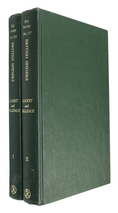 Locket, G.H.; Millidge, A.F.; Merrett, P. - British Spiders. Vol. I-III
