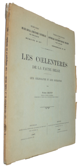 Leloup, E. - Les Coelentrs de la Faune Belge: Leur Bibliographie et Leur Distribuition