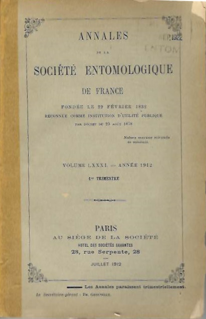 Houard, C. - Les Zooccidies du Nord de l'Afrique