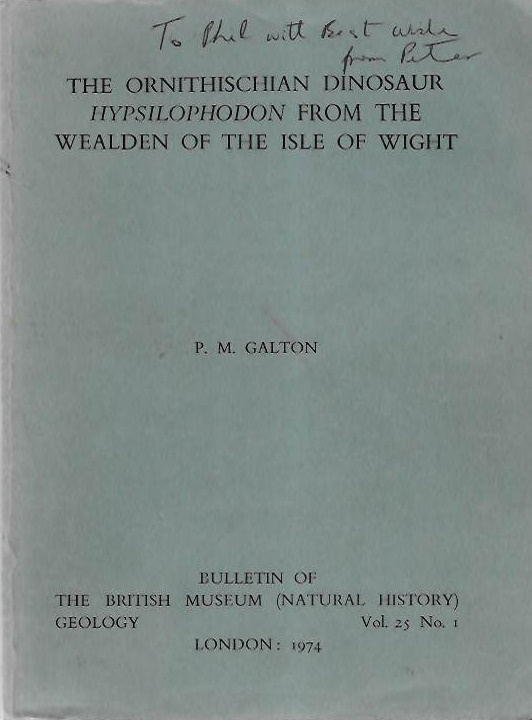Galton, P.M. - The Ornithischian Dinosaur Hypsilophodon from the Wealden of the Isle of Wight