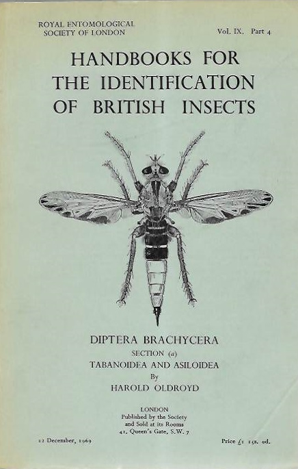 Oldroyd, H. - Diptera Brachycera: Tabanoidea and Asiloidea (Handbooks for the Identification of British Insects 9/4)