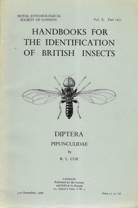 Coe, R.L. - Diptera Pipunculidae (Handbooks for the Identification of British Insects 10/2c)