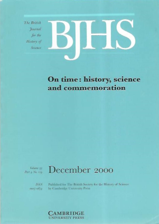 Ashworth, W.; Agar, J.; Hughes, J. - On Time: History, Science, and Commemoration