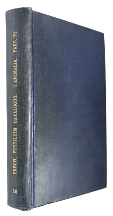 Lambrecht, K.; Quenstedt, A. - Palaeontologi Catalogus bio-bibliographicus (Fossilium Catalogus I: Animalia, Pars 72)