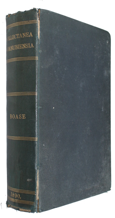 Boase, G.C. - Collectanea Cornubiensia: A Collection of Biographical and Topographical Notes relating to the County of Cornwall