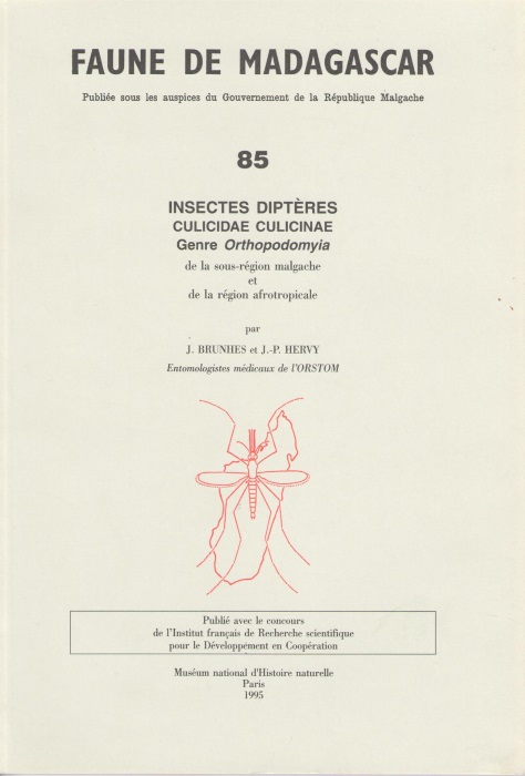 Brunhes, J.; Hervy, J.-P. - Dipteres Culicidae Culicinae, genre Orthopodomyia (Faune de Madagascar 85)