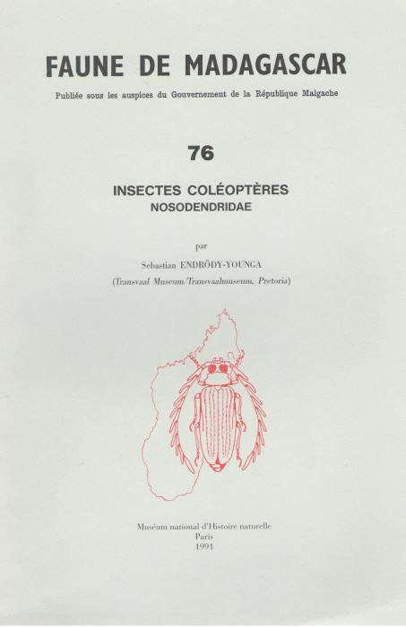 Endrody-Younga, S. - Insectes. Coleopteres Nosodendridae (Faune de Madagascar 76)