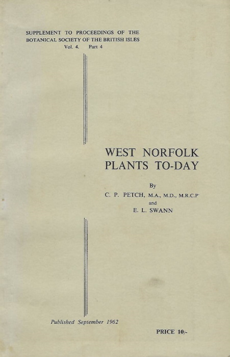 Petch, C.P.; Swann, E.L. - West Norfolk Plants Today