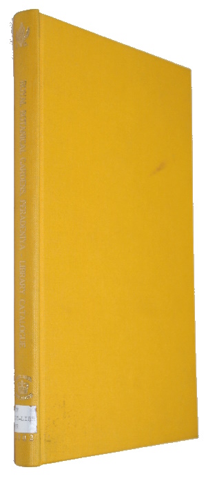 Willis, M. - Catalogue of the Library of the Royal Botanic Gardens, Peradeniya, Ceylon. November 1900