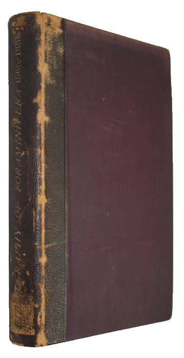 Sherborn, C.D. - A Bibliography of the Foraminifera, Recent and Fossil from 1565-1888; with notes explanatory of some rare and little-known publications