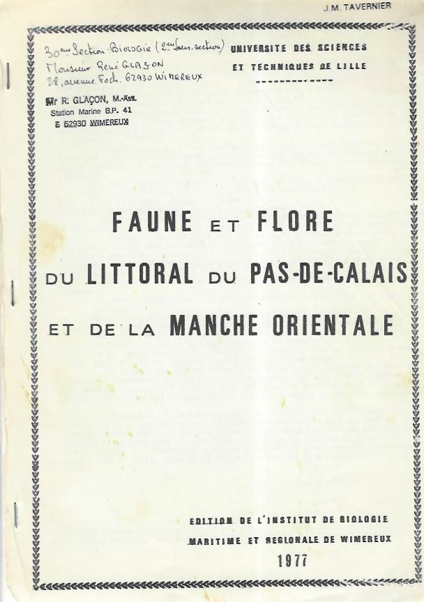 Glaon, Rene - Faune et Flore du Littoral du Pas-De-Calais et de la Manche Orientale