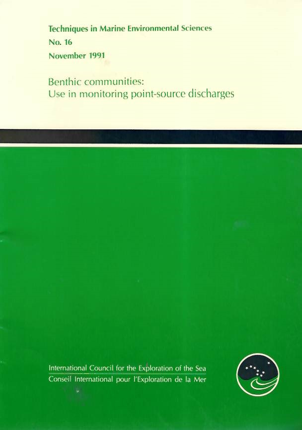 Rees, H.L.; Heip, C.; Vincx, M.; Parker, M.M. - Benthic Communities: Use in monitoring point-source discharges
