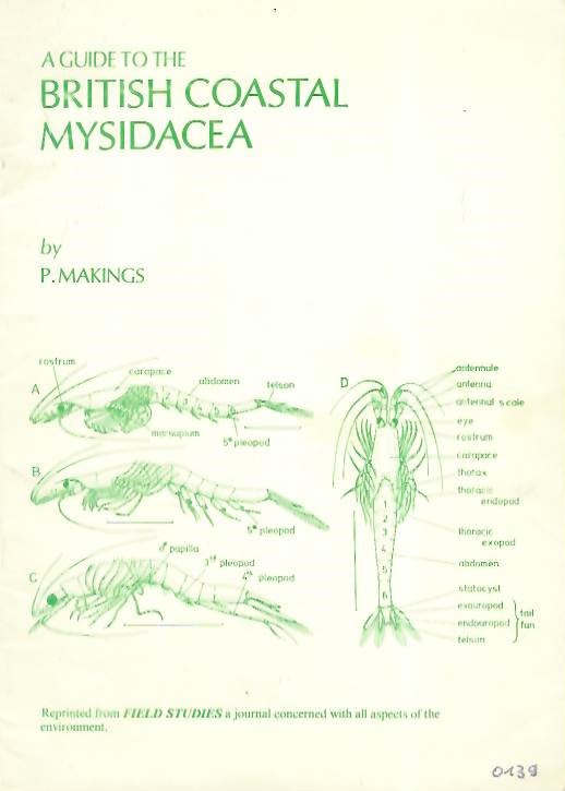 Makings, P. - A Guide to the British Coastal Mysidacea
